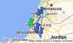 Google Map: Biblical Israel - Faith-Based Travel - Protestant Itinerary