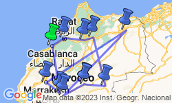 Google Map: Highlights of Morocco