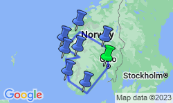 Google Map: Norwegian Fjords