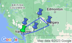 Google Map: The Canadian Rockies