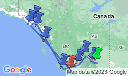 Google Map: Heart of the Canadian Rockies with Alaska Cruise