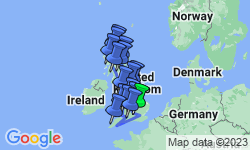 Google Map: England, Scotland & Wales