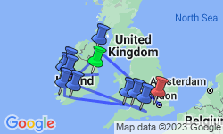 Google Map: From Dublin to London
