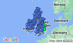 Google Map: The British Isles in Depth