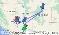 Google Map: Lost Canyons of the Southwest