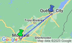 Google Map: Quebec in Depth with the Gaspe Peninsula