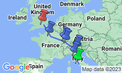 Google Map: Essential Europe with London