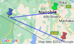 Google Map: East Africa Private Safari