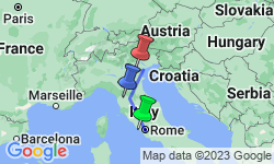 Google Map: Independent Rome, Florence & Venice City Stay