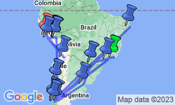 Google Map: South American Odyssey with Peru
