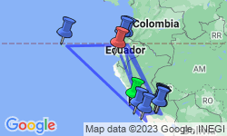 Google Map: Peru Splendors with Galápagos Cruise