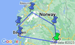 Google Map: Scenic Norway