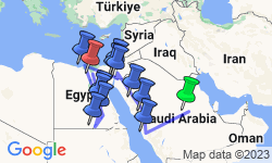 Google Map: Highlights of Saudi Arabia Jordan and Egypt