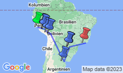 Google Map: Peru, Bolivien, Argentinien & Brasilien: Titicaca