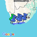 Google Map: Südafrika per E-Bike