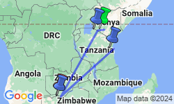 Google Map: Good-Value Migration, Crater & Zanzibar