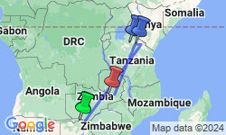 Google Map: East Africa Year-Round Migration Safari