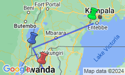 Google Map: Rwanda's Nyungwe, Lake Kivu & Gorillas
