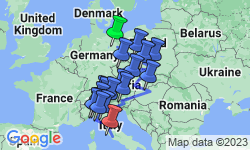 Google Map: Epic Europe: Central and Italy