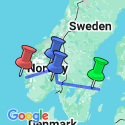 Google Map: Premium Sweden and Norway