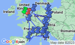 Google Map: European Escapade 2025