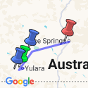 Google Map: Central Australia & Uluru Family Holiday