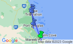 Google Map: Best of Cairns, Great Barrier Reef & Daintree