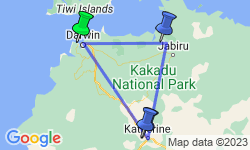 Google Map: Top End & Kakadu Adventure