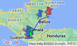 Google Map: Best of Guatemala and Belize
