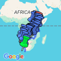 Google Map: Great African Expedition Northbound