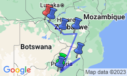 Google Map: Mozambique & Zimbabwe Discovery