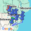 Google Map: Mozambique & Zimbabwe Discovery
