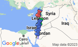 Google Map: Jordan & Lebanon Express