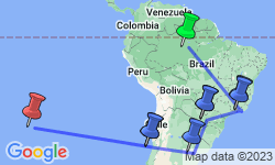 Google Map: Brazil, Argentina & Chile Unveiled with Brazil's Amazon & Easter Island