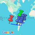 Google Map: Brazil, Argentina & Chile Unveiled with Brazil's Amazon & Easter Island