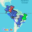 Google Map: Ultimate South America with Galapagos Cruise