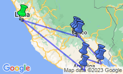 Google Map: Mysteries of the Inca Empire with Arequipa & Colca Canyon