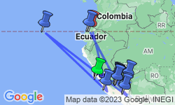 Google Map: Mysteries of the Inca Empire with Peru's Amazon & Galapagos Cruise