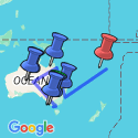 Google Map: Highlights of Australia with Fiji