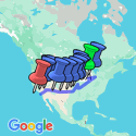 Google Map: Highlights of Route 66