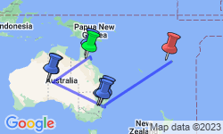 Google Map: Independent Journey Down Under with Fiji
