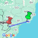Google Map: Independent Rio de Janeiro and Iguassu Falls