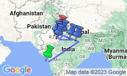 Google Map: Icons of India: The Taj, Tigers & Beyond with Mumbai & Varanasi