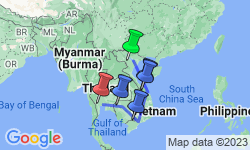 Google Map: Alluring Vietnam & the Temples of Angkor with Bangkok