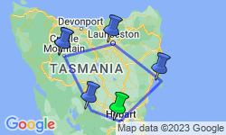 Google Map: Rugged Tasmania