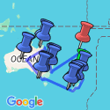 Google Map: Down Under Discovery with Fiji