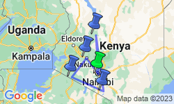 Google Map: Kenya: A Classic Safari with Amboseli