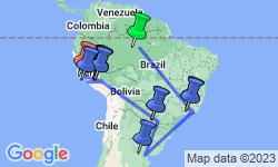Google Map: Spirit of South America with Amazon