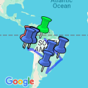 Google Map: Spirit of South America with Amazon