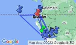 Google Map: Peru Splendors with Peru's Amazon & Galápagos Cruise